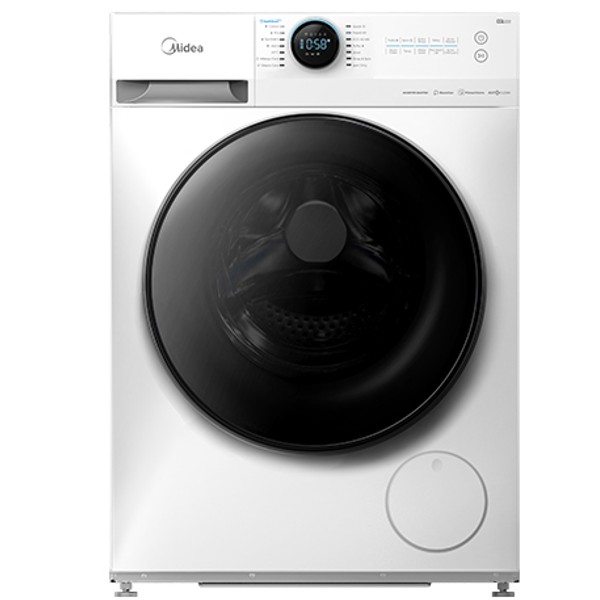 מכונת כביסה 12 ק&quot;ג פתח חזית עם WIFI דגם Midea MF200W120W מידאה