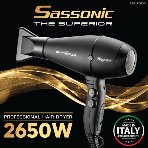 מייבש שיער מקצועי THE SUPERIOR דגם Sassonic ESE7000 ססוניק