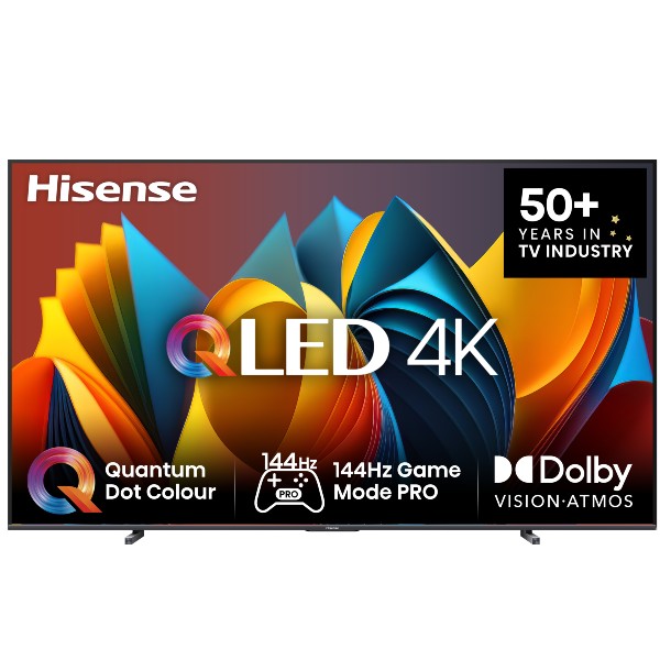 טלוויזיה חכמה &quot;100 QLED 4K Smart TV דגם Hisense 100E79NQ הייסנס