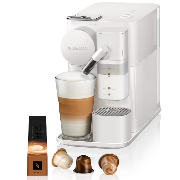 מכונת קפה נספרסו NESPRESSO Lattissima One  F121 בגוון לבן