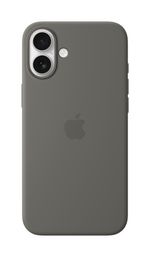 כיסוי סיליקון Apple iPhone 16 Plus Silicone Case with MagSafe אפל צבע אפור