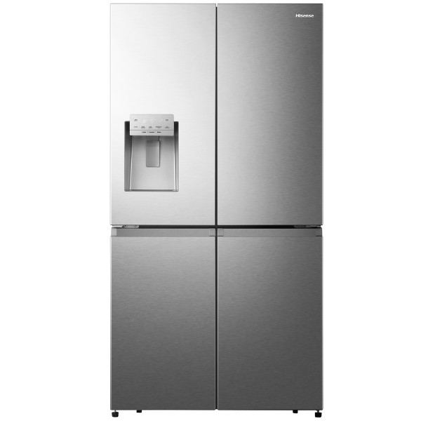 מקרר 4 דלתות הפוך 584 ליטר דגם Hisense RQ760N4SASE הייסנס נירוסטה