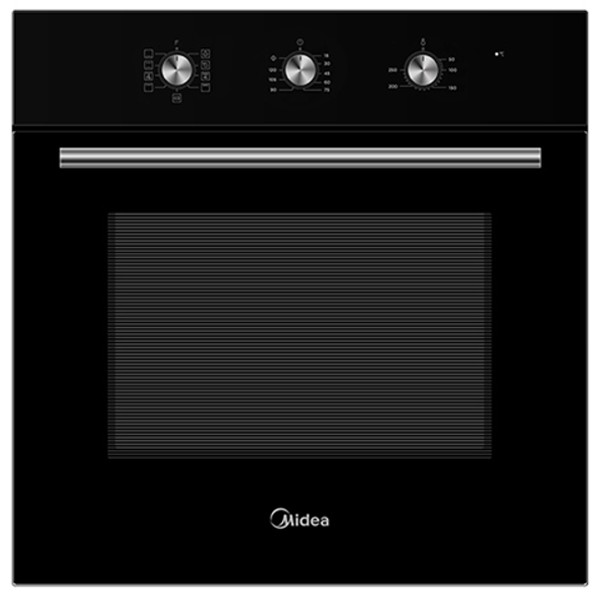 תנור אפייה בנוי 8 תכניות דגם Midea 65DME30004B מידאה שחור