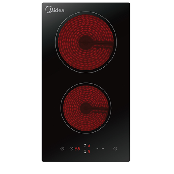 כיריים קרמיות 2 מוקדי בישול דגם Midea MC-HD301 מידאה צבע שחור