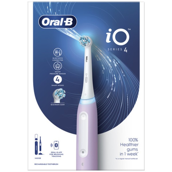 מברשת שיניים חשמלית iO4 אורל בי Oral-B לילך