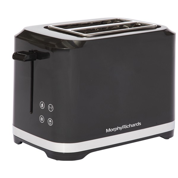 מצנם 2 פרוסות silver &amp; Black דיגיטל דגם 44059 Morphy Richards מורפי ריצ&#039;רדס