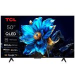 טלוויזיה חכמה "50 TCL 4K QLED GOOGLE TV דגם 50P7K