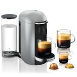 מכונת קפה VertuoPlus מבית NESPRESSO דגם GCB2 בגוון כסוף