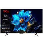 טלוויזיה חכמה "55 TCL 4K QLED GOOGLE TV דגם 55P7K