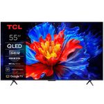 טלוויזיה חכמה "55 TCL 4K QLED 144Hz GOOGLE TV דגם 55P8K