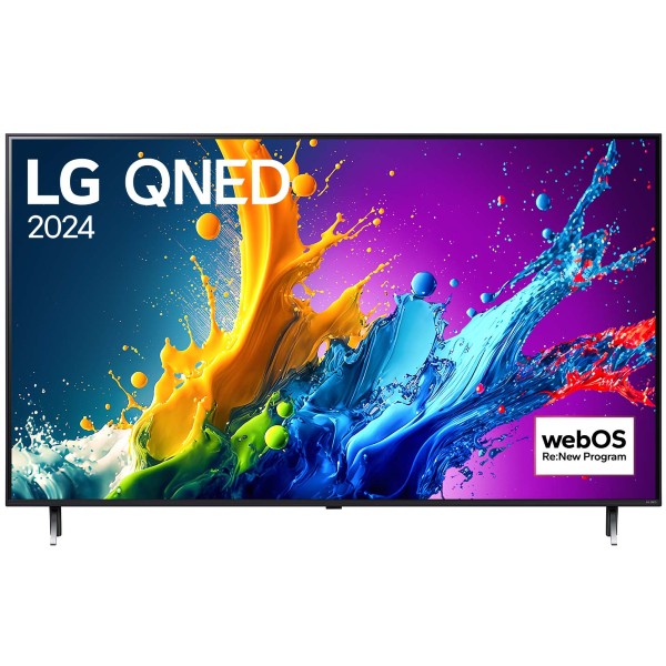 טלוויזיה חכמה &quot;55 ברזולוציית QNED 4K דגם LG 55QNED80T6B