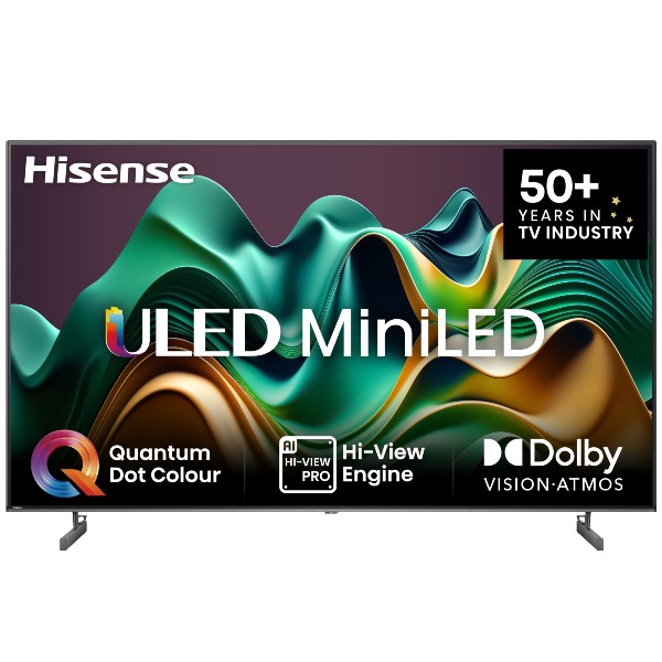 טלוויזיה חכמה &quot;55 ULED Mini LED 4K דגם Hisense 55U62NQ הייסנס