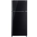 מקרר 588 ליטר מקפיא עליון דגם SHARP SJ-5778BK שארפ זכוכית שחורה