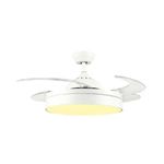 מאוורר תקרה עם שלט דגם "36W ANGEL 42 סמיקום SEMICOM צבע לבן