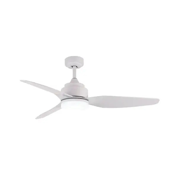 מאוורר תקרה עם שלט דגם &quot;CCT 25W DALLAS 52 סמיקום SEMICOM צבע לבן