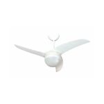 מאוורר תקרה עם שלט דגם "CCT 25W BRAZILED 42 סמיקום SEMICOM צבע לבן