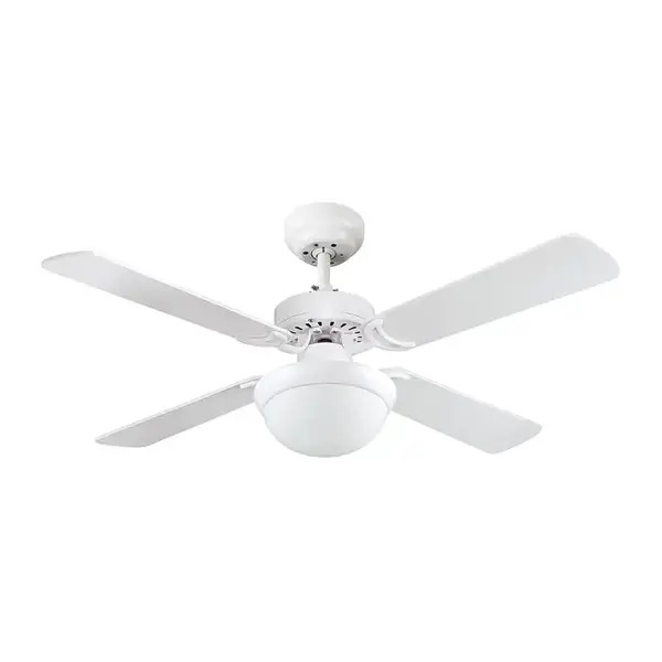 מאוורר תקרה עם שלט ENERGY דגם &quot;ENERGY 42 סמיקום SEMICOM צבע לבן