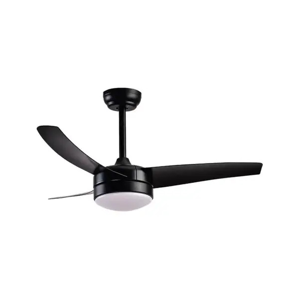 מאוורר תקרה עם שלט דגם &quot;20W SENSE 42 סמיקום SEMICOM צבע שחור