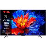 טלוויזיה חכמה "75 TCL 4K QLED 144Hz GOOGLE TV דגם 75P8K