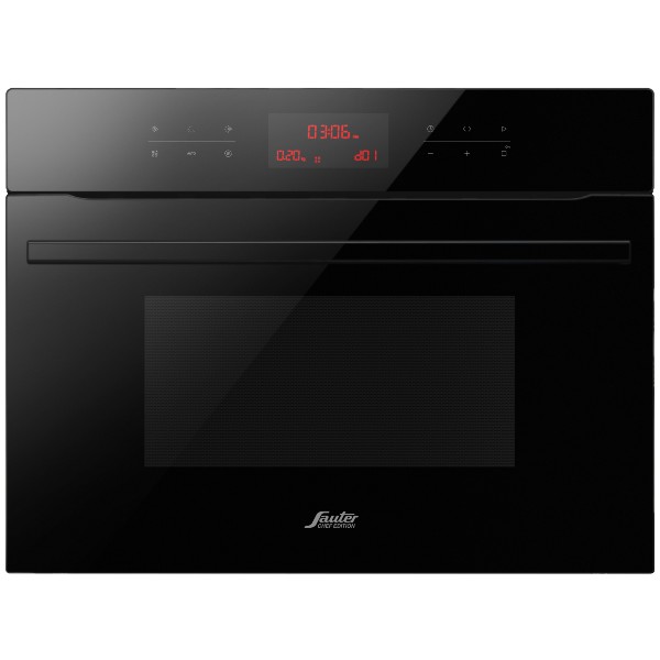 תנור משולב מיקרוגל 44 ליטר דגם CUISINE7610B סאוטר SAUTER שחור