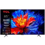 טלוויזיה חכמה "85 TCL 4K QLED 144Hz GOOGLE TV דגם 85P8K
