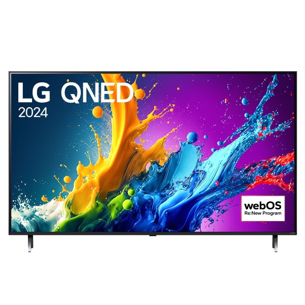 טלוויזיה חכמה &quot;86 ברזולוציית QNED 4K דגם LG 86QNED80T6B