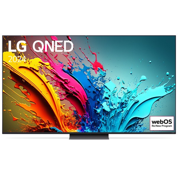 טלוויזיה חכמה &quot;86 ברזולוציית QNED 4K דגם LG 86QNED86T6A