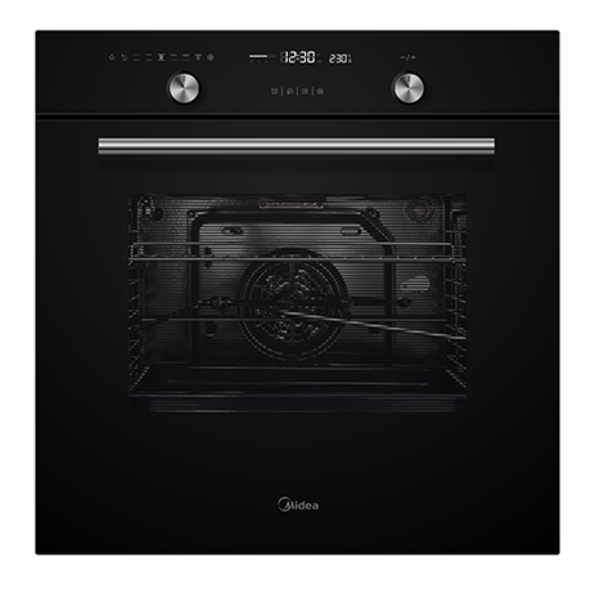 תנור אפייה בנוי 9 תכניות דגם MIDEA N5M90E5-B מידאה גימור שחור