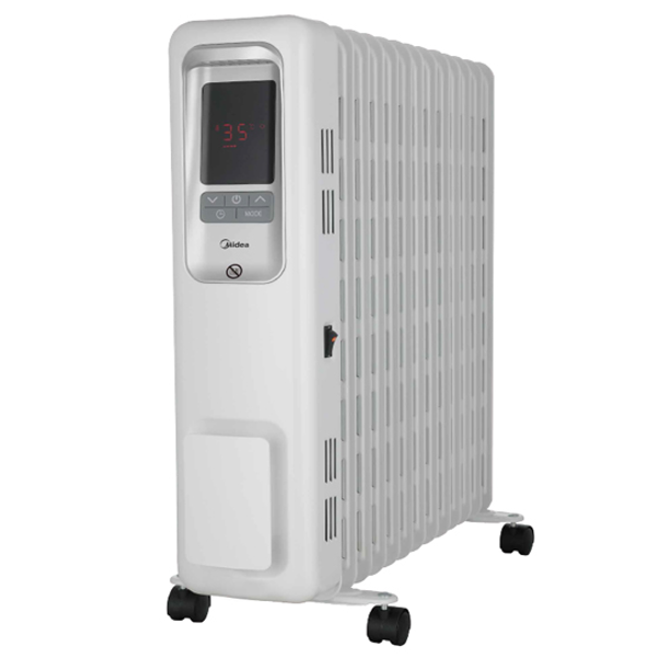 רדיאטור 13 צלעות דיגיטלי + שלט דגם NY2513-17QRA מידאה MIDEA