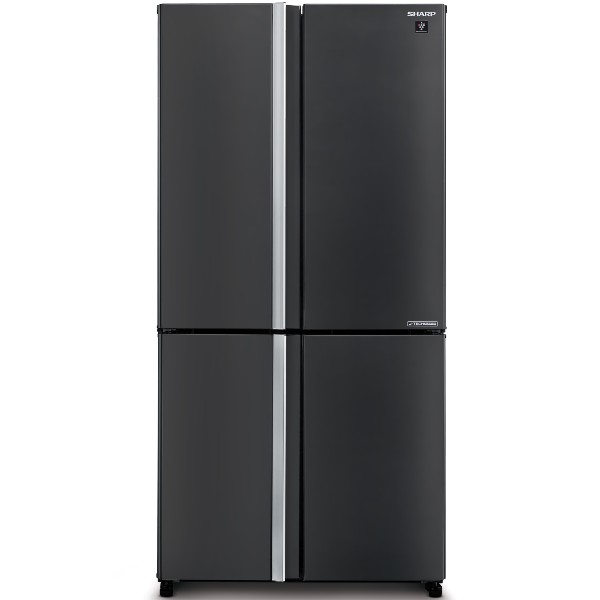 מקרר 4 דלתות מקפיא תחתון 611 ליטר דגם SHARP SJ9260SL שארפ נירוסטה מושחרת