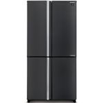 מקרר 4 דלתות מקפיא תחתון 611 ליטר דגם SHARP SJ9260SL שארפ נירוסטה מושחרת