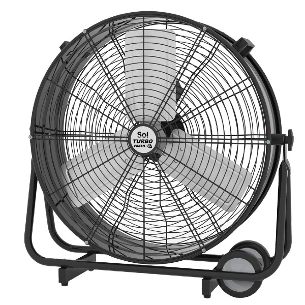 מאוורר ריצפתי מתכתי &quot;24 PROFESSIONAL דגם SL-5304 סול SOL שחור