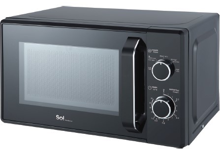 מיקרוגל מכני 20 ליטר שחור דגם SL-7840 סול Sol