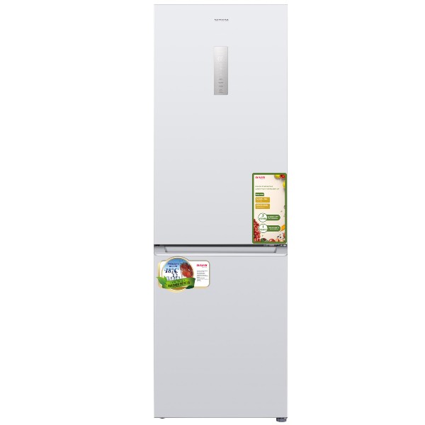 מקרר מקפיא תחתון 318 ליטר דגם Aiwa NF4800W איווה לבן