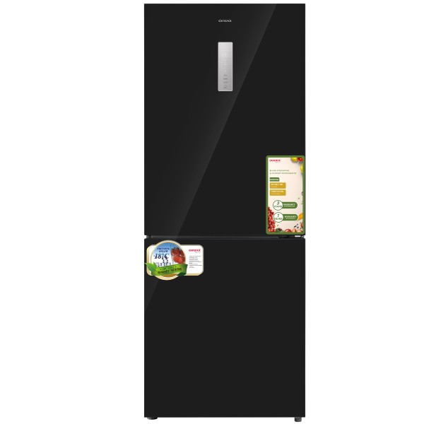 מקרר מקפיא תחתון 417 ליטר דגם Aiwa NF5800B איווה צבע שחור