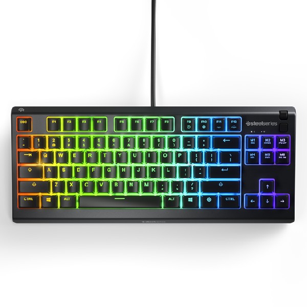 מקלדת גיימינג עמידה במים דגם Apex 3 TKL US סטיל סירייס SteelSeries