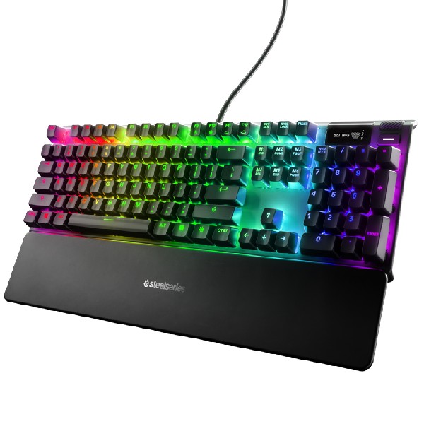 מקלדת גיימינג מכאנית דגם Apex Pro US סטיל סירייס SteelSeries