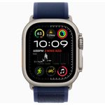 שעון חכם Apple Watch Ultra 2 GPS + Cell 49mm Natural Titanium Case with Blue Trail Loop S/M אפל טיטניום טבעי