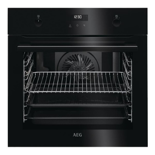 תנור בנוי עם מערכת שבת מהדרין דגם BEE233639B אאג AEG שחור