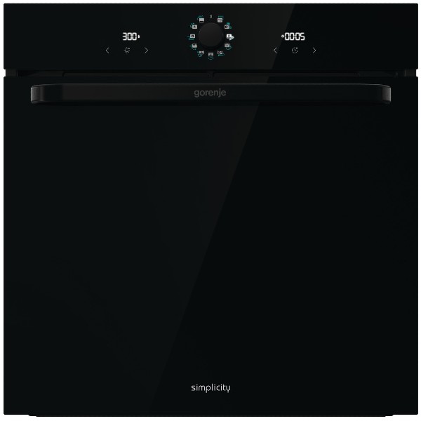 תנור בנוי  77 ליטר מסדרת Simplicity דגם BOS8737SYB גורניה Gorenje זכוכית שחורה