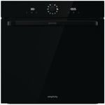 תנור בנוי 77 ליטר מסדרת Simplicity דגם BOS8737SYB גורניה Gorenje זכוכית שחורה