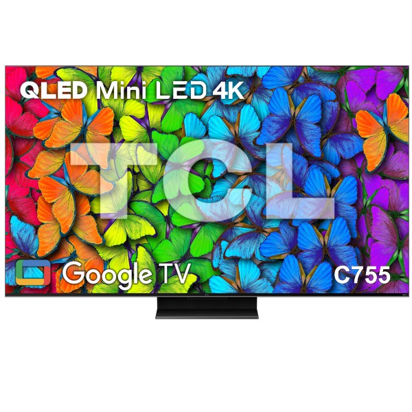 טלוויזיה חכמה &quot;50 4K Google TV QLED Mini LED דגם TCL 50C755