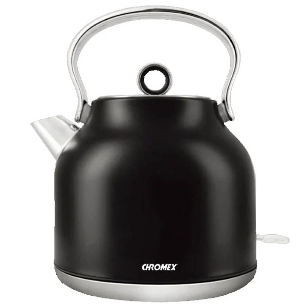 קומקום חשמלי מעוצב דגם CH-829B כרומקס CHROMEX שחור