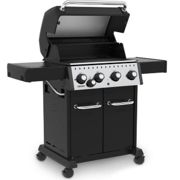 גריל גז 4 מבערים עם כירת צד דגם Broil King Crown 440