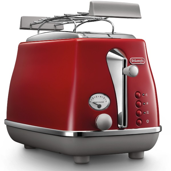 מצנם 2 פרוסות דגם CTOC2103.R דלונגי DeLonghi אדום