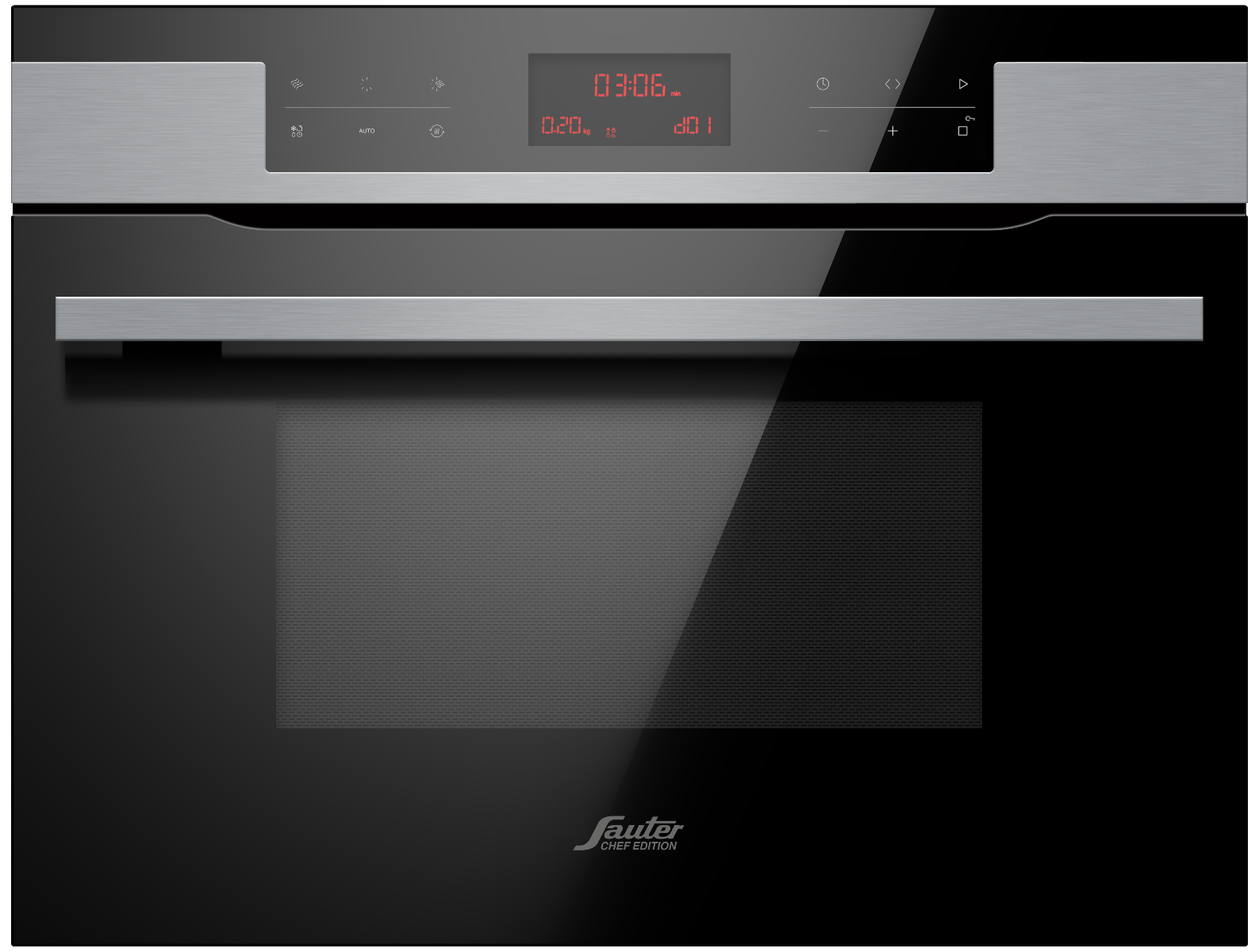 תנור משולב מיקרוגל 44 ליטר דגם CUISINE7610IX סאוטר SAUTER נירוסטה