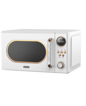 מיקרוגל דיגיטלי 20 ליטר רטרו DL3820W דלונגי DeLonghi לבן