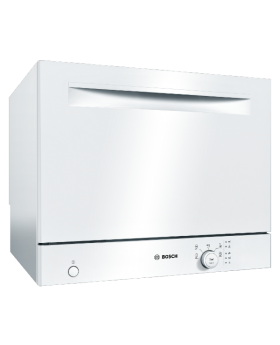 מדיח כלים קומפקטי לנוחות מרבית על השיש שלך SKS50E42EU בוש BOSCH לבן