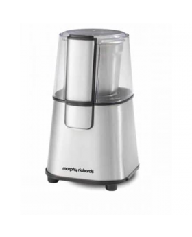 מטחנת קפה תבלינים וסוכר בגימור נירוסטה מורפי ריצ'רדס Morphy Richards