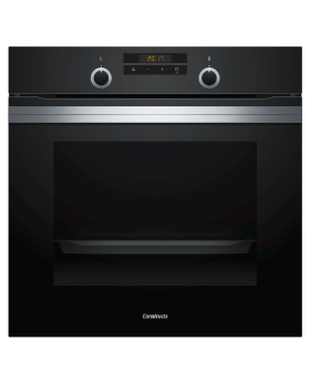 תנור בנוי עם תא אפייה 71 ליטר CF4M61060 קונסטרוקטה Constructa זכוכית שחורה